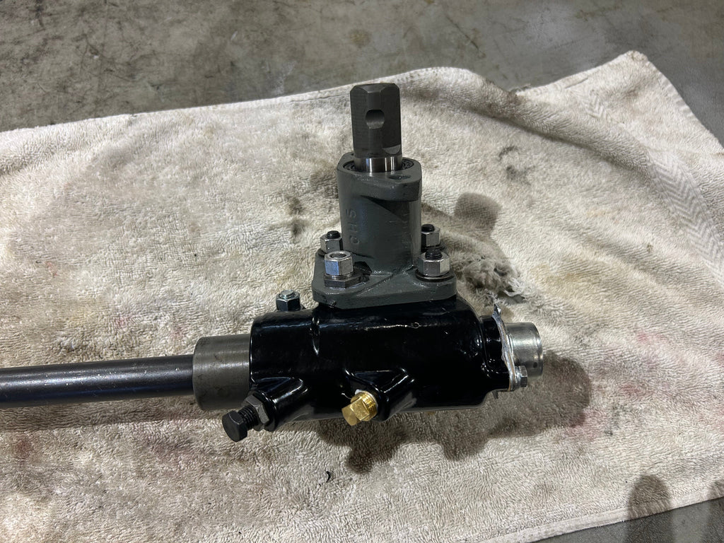 Rebuilt Two-Tooth Steering Box - 44" Steering Shaft